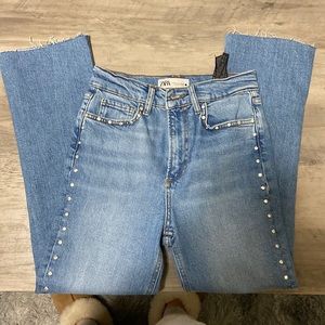 Zara sparkly jeans